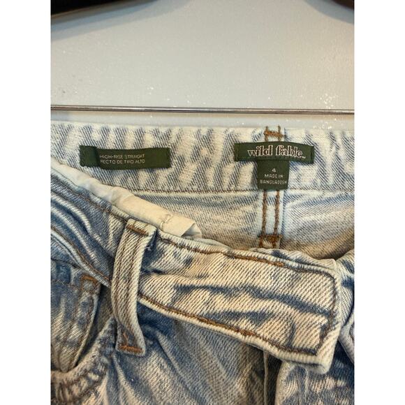 Wild Fable High-Rise Straight Jeans – Size 4 - Picture 3 of 3